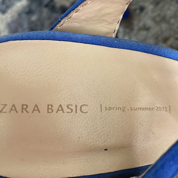 ZARA PLATFORM SUEDE SANDAL! - Picture 5 of 5
